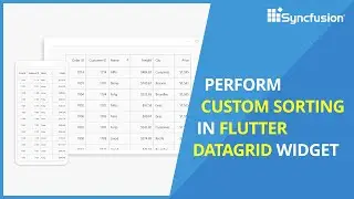 Perform Custom Sorting in Flutter DataGrid Widget