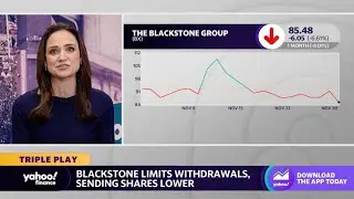Blackstone stock falls after limiting real estate fund withdrawals