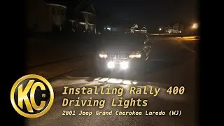 Установка фар дальнего света KC HiLites Rally 400
