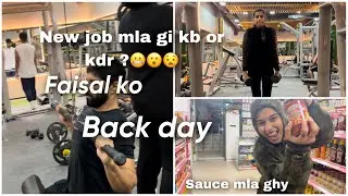 My husband new job in Pakistan | workout day 2 | Rat ko 4 bjha market ghy 😂😂|