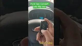 Ford key Convert into flip key 🔐🗝️ 🥳🥰 #keysolution #shorts #gandhinagar #locksmith #keymaker
