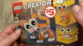 Let's Build Lego Creator 30574 Cat