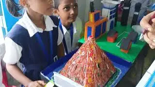 Science Project Exhibition। Water Purification and Volcano by Subham, Bristilekha and Shibsankar