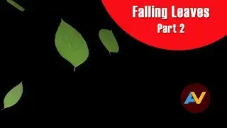 leaf fall green screen | Animation Video | Free Footage