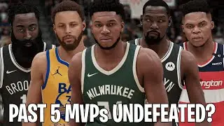 Can The Past 5 MVPs Go Undefeated? | NBA 2K21