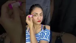 10 seconds eyeliner hack? #youtubeshorts #ytshorts #hacks #makeuphacks #makeuptutorial #selftaught