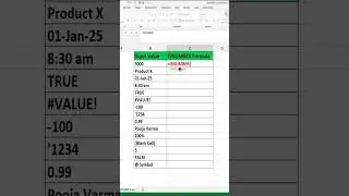 Excel ISNUMBER Formula &ndash; Number Hai Ya Text? 😎 | Excel Tips & Tricks 🔥