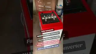 Catalytic Converter and Silencer Wash Machine -Non Acidic Cleaner for Catalytic Cleaning 03326742342