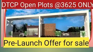 Pre-Launch offer ll Open Plots for sale in Yacharam ll Samooha groups