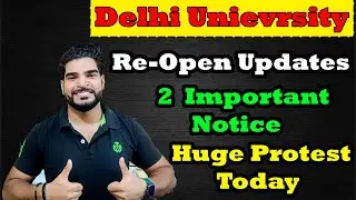 DU Re-Open Updates  | 2 Notice Out | Meeting on 9 Feb | Delhi University | #reopendu