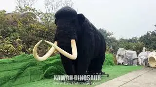 Buy Realistic Animatronic Mammoth Statue Animatronic Animal Factory Sale