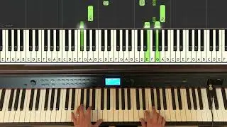 Kanon D-dur - J. Pachelbel, pianino (opcja layer/dual pianino & skrzypce), Synthesia, Canon in D