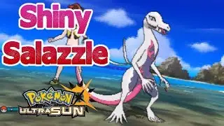 Shiny Salazzle - Shiny Salandit evolved after 42 SOS Encounters