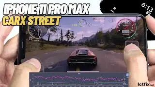 iPhone 11 Pro Max Carx Street Gaming test  | Apple A13 Bionic