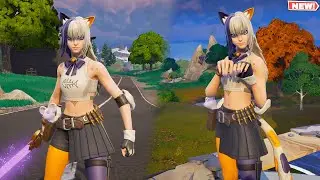 Fortnite MEG Skin GAMEPLAY! (New Unreleased Outfit)