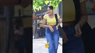 Excuse Me Aapka Chain Khula Hai 😱 | Funny Prank in CP | Girl Reaction #ytshorts #funny #prank 