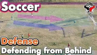 Soccer Drills - Defending from Behind - Defensive Drill