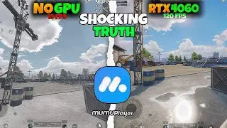 Graphic Card vs Without Graphic Card | BGMI Fps Test On Mumu Player 12 Emulator 🔥 | Shocking Truth 😱