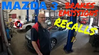 Mazda 3 Recalls. Lack of power in cold weather and brake caliper boot kit.