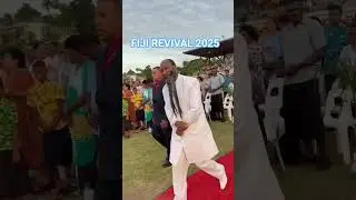 Prophet Dr. David Owuor arrival at Albert Park for the final day of the Fiji Revival 2025. #Fiji