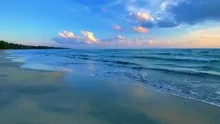 🌊 Crystal Clear Beach Waves 4K | Soothing Ocean Ambience for Sleep, Study & Meditation