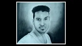 drawing iTush-Hindi | graphite charcoal | speed drawing #itush-hindi #sketch