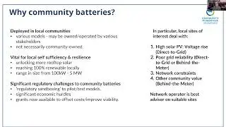 Grampians CPH Webinar III: Ballan Community Battery