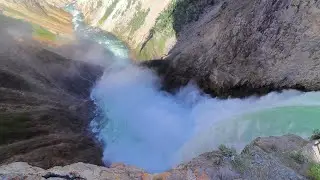 Brink of the Lower Falls Trail | Yellowstone National Park