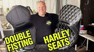 Преображаем два сиденья Harley Street Glide 2025 года! Индивидуальная прострочка, гелевые подушки...