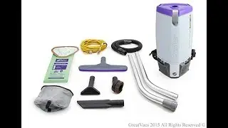 Zoom Supply ProTeam SuperCoach Backpack Vacum, Commercial-Grade Proteam Super Coach Pro 10 Vacum