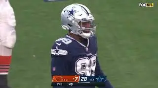 Justin Fields INT gets overturned after roughing the passer then he throws TD