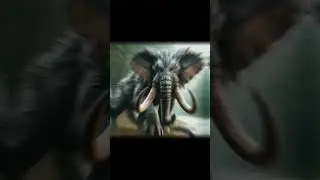 Hybrid elephant + crocodile image #hybrid #animals #image  #ai