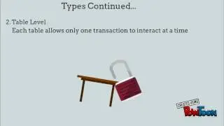 Concurrency Control and Locking Granularity