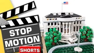 LEGO Architecture 21054 The White House | Stop Motion Animation #shorts