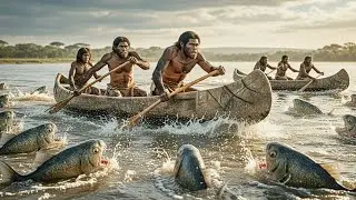 Life Million Years Ago | How Primitive Humans Invented the First Boat for Survival