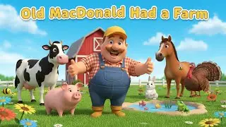 Old MacDonald Had a Farm 🐮 | Learn Farm Animals Songs | Kids Nursery Rhymes EP 3