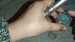 how to create glitter eyemakeup/brand or local products review