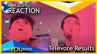 REACTION to UMK2024 Televote results - Live from the Press Center (Finland 2024)