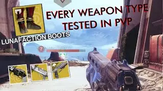 Testing EVERY WEAPON ARCHETYPE with LUNAFACTION BOOTS in PVP (Insane Range)