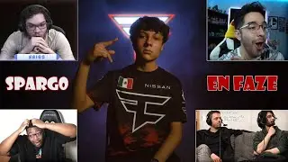 STREAMERS REACCIONAN a SPARG0 FICHADO por FAZE CLAN 🔥