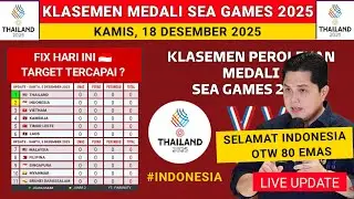 WOW INDONESIA BORONG 79 EMAS -Klasemen Perolehan medali Sea Games 2025 Terbaru hari ini- medali emas