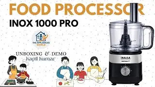 Кухонный комбайн Inalsa Inox 1000 Pro 🔥 Мощный 1000 Вт | Полная демонстрация и обзор