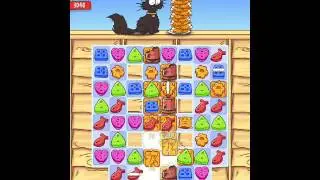 Simons Cat - Crunch Time - Level 54 - No Boosters (by match3news.com)