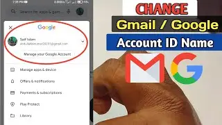 Как изменить имя в Gmail или Google ID 👍