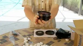 Unboxing & Test HD Wide Angle Converter Lens