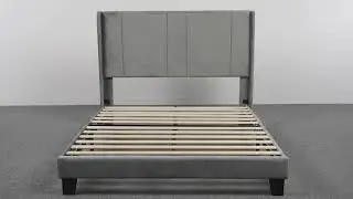 Full size upholstered #bedframe with headboard | upholstered bed frame full