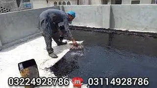 Roof Waterproofing with Gram luk(Hot Bitumen) in Lahore 03224928786