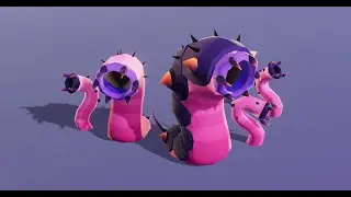 www.Meshtint.com | Queen Worm Earthworm Evolution Pack Cute Series