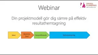Din projektmodell g&ouml;r dig s&auml;mre p&aring; effektiv resultathemtagning