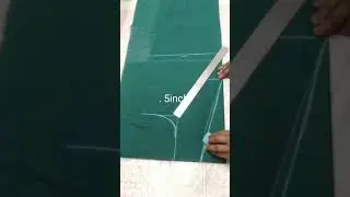 blouse cutting  V design blouse neck very easy @d.vlearning